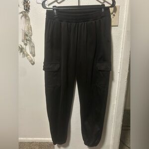 Women’s Black Cargo SweatPants